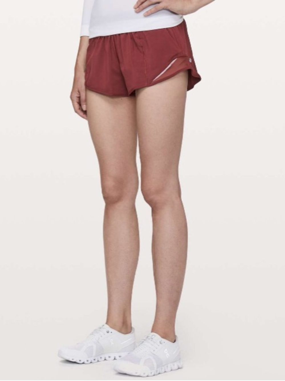 lululemon athletica Hotty Hot Short II 2.5”Savannah Rust Size 8 Swift Lined